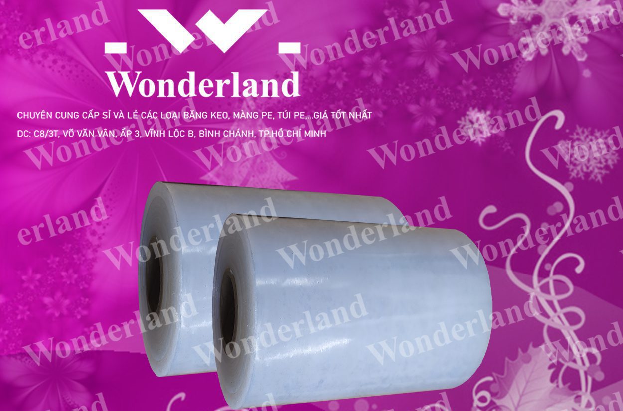 MÀNG PE QUẤN MÁY 10.2KG LÕI 500G CHẤT LƯỢNG CAO WONDELAND