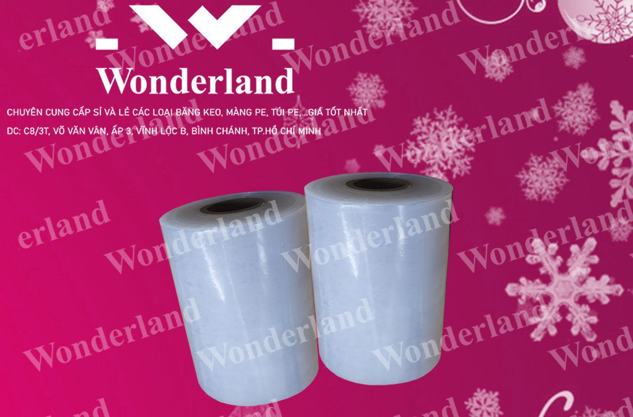 MÀNG PE QUẤN MÁY 10.6KG LÕI 500G CHẤT LƯỢNG CAO WONDERLAND