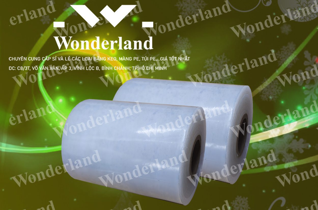 MÀNG PE QUẤN MÁY 10KG LÕI 500G CHẤT LƯỢNG CAO WONDERLAND