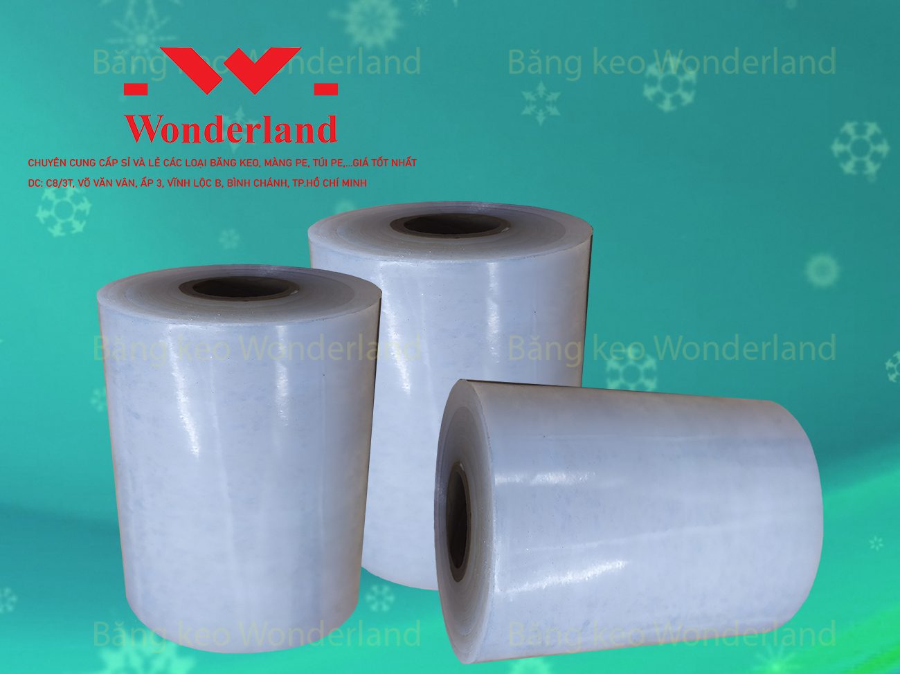 MÀNG PE QUẤN MÁY 11.8KG LÕI 500G CHẤT LƯỢNG CAO WONDERLAND GIÁ SỈ TỐT NHẤT