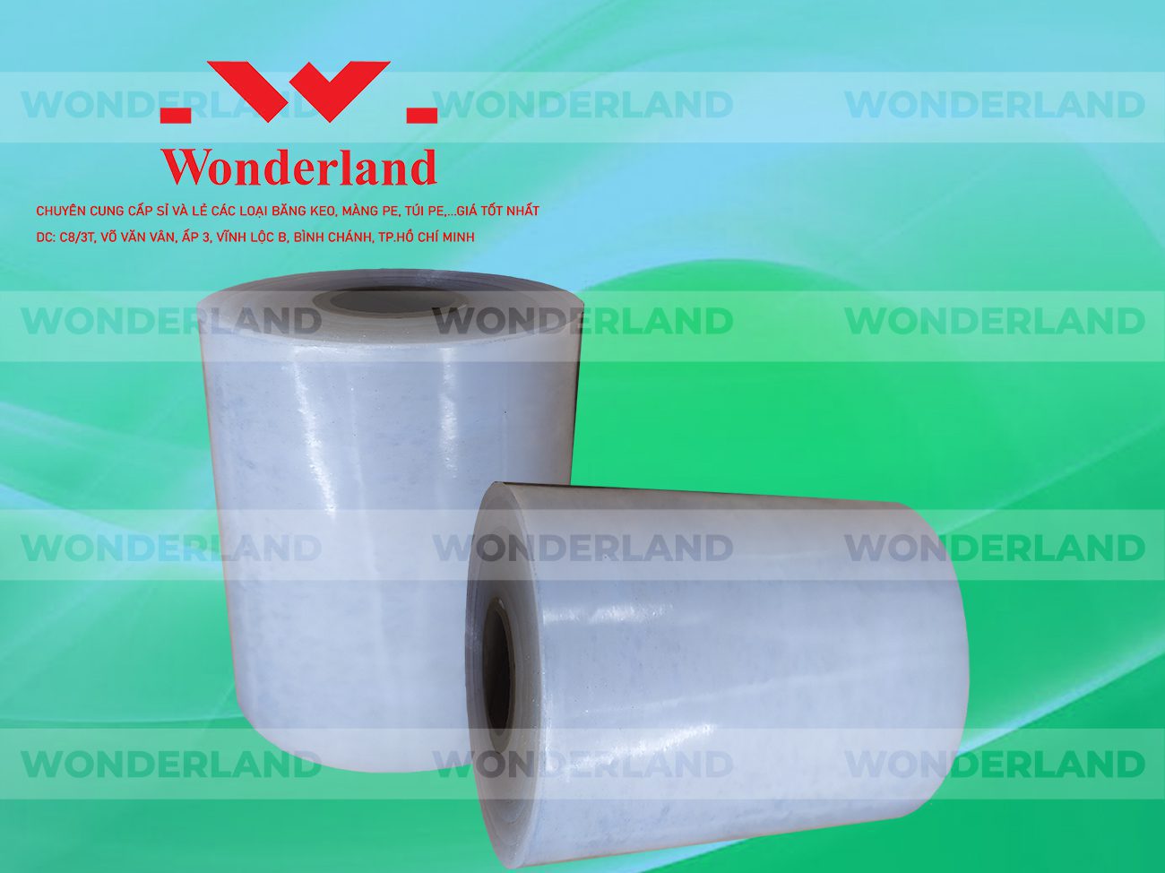 MÀNG PE QUẤN MÁY 13.1KG LÕI 1.2KG CHẤT LƯỢNG CAO WONDERLAND GIÁ SỈ TỐT NHẤT