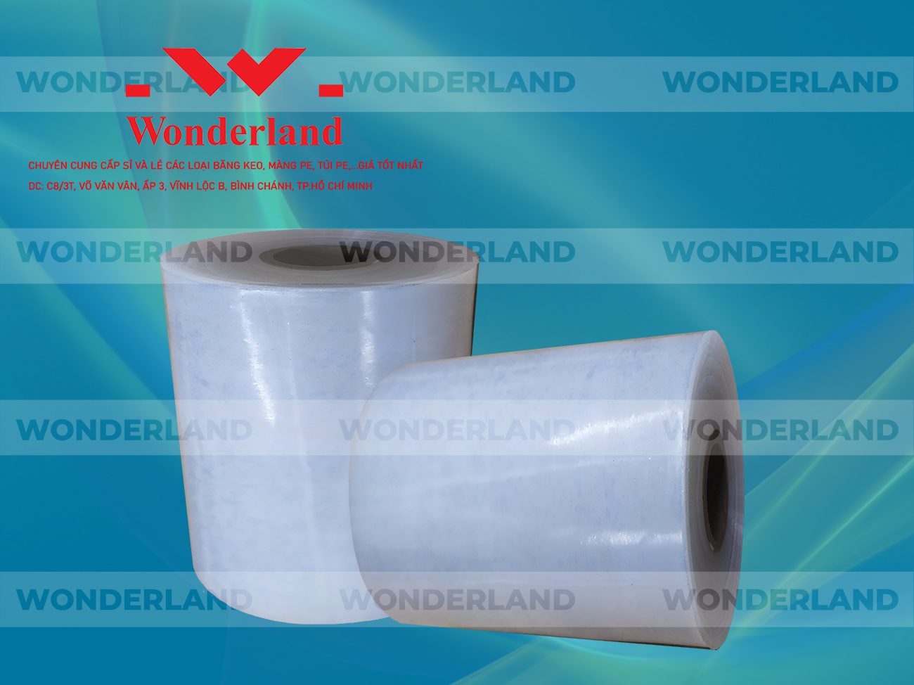 MÀNG PE QUẤN MÁY 13.2KG LÕI 1.2KG CHẤT LƯỢNG CAO WONDERLAND