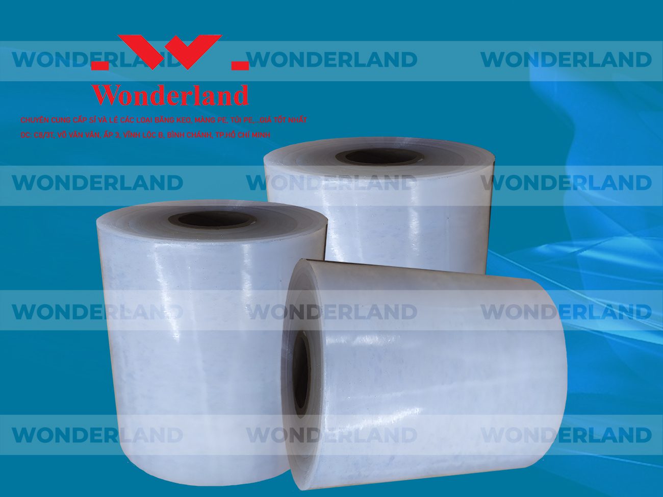 MÀNG PE QUẤN MÁY 13,5KG LÕI 1.2KG CHẤT LƯỢNG CAO WONDERLAND GIÁ SỈ TỐT NHẤT