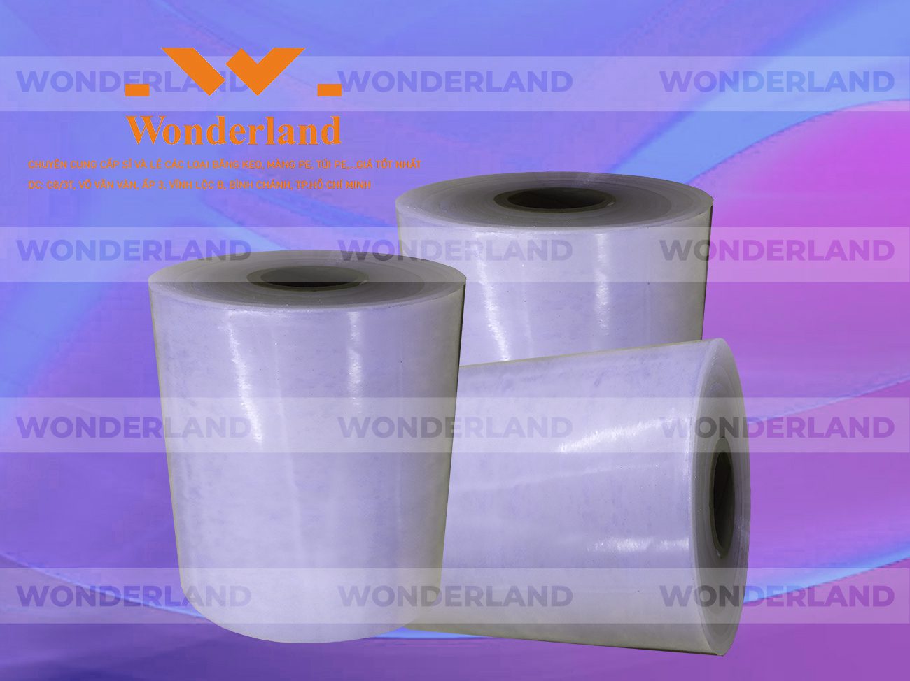 MÀNG PE QUẤN MÁY 13.7KG LÕI 1.2KG CHẤT LƯỢNG CAO WONDERLAND GIÁ SỈ TỐT NHẤT