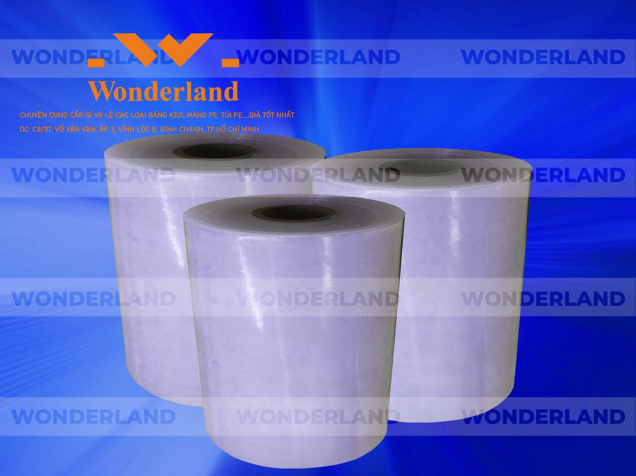 MÀNG PE QUẤN MÁY 14.1KG LÕI 1.2KG CHẤT LƯỢNG CAO WONDERLAND GIÁ SỈ TỐT NHẤT