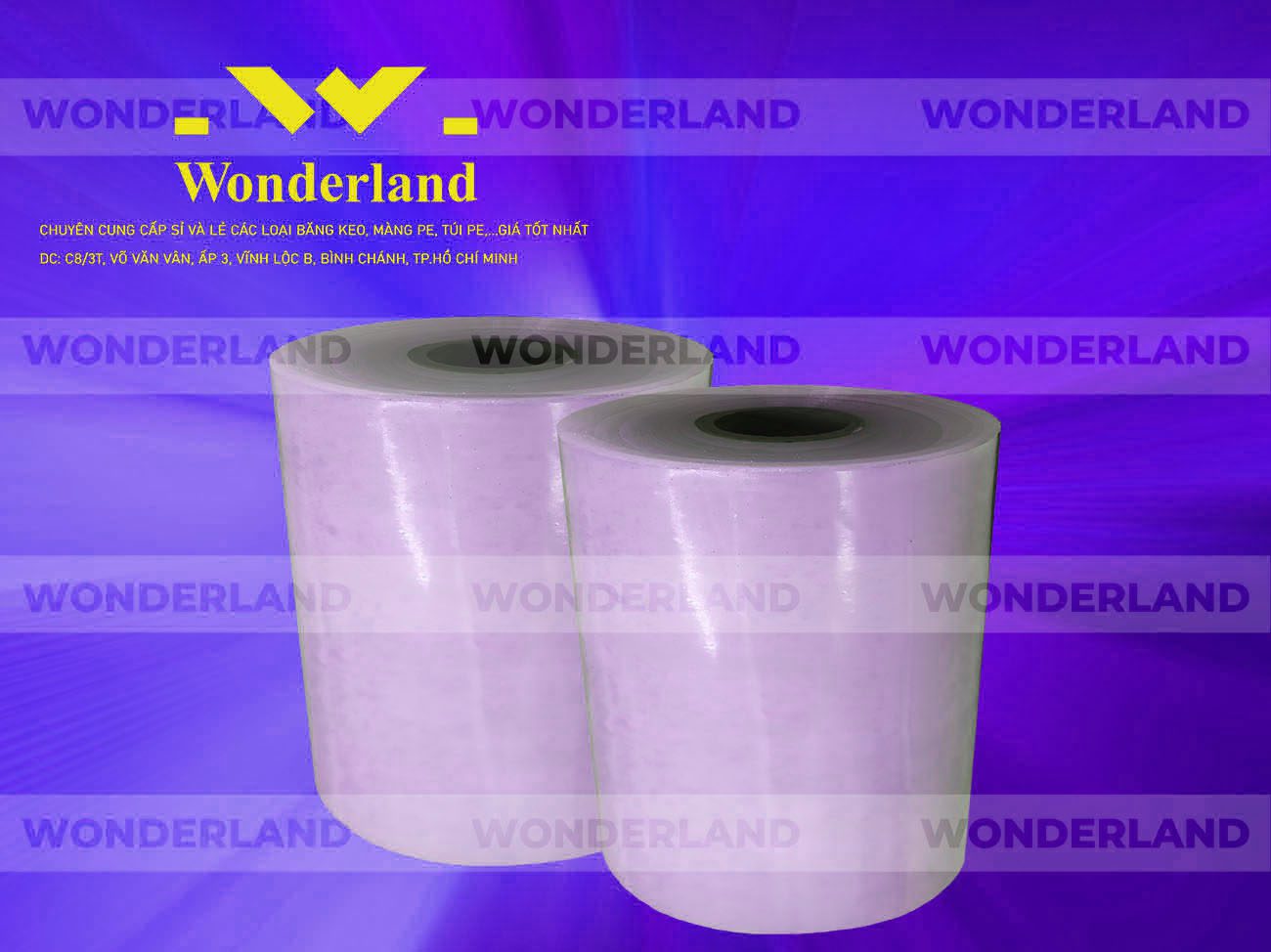 MÀNG PE QUẤN MÁY 14.2KG LÕI 1.2KG CHẤT LƯỢNG CAO WONDERLAND