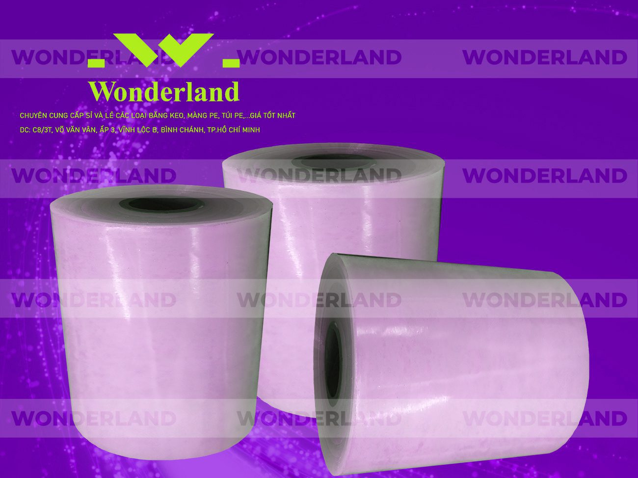 MÀNG PE QUẤN MÁY 14,4KG LÕI 1.2KG CHẤT LƯỢNG CAO WONDERLAND GIÁ SỈ TỐT NHẤT