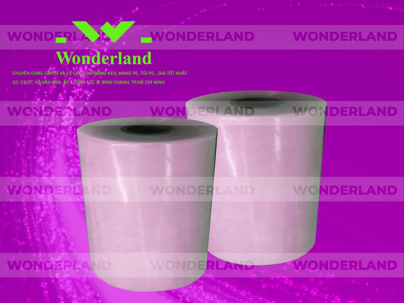 MÀNG PE QUẤN MÁY 14.5KG LÕI 1.2KG CHẤT LƯỢNG CAO WONDERLAND