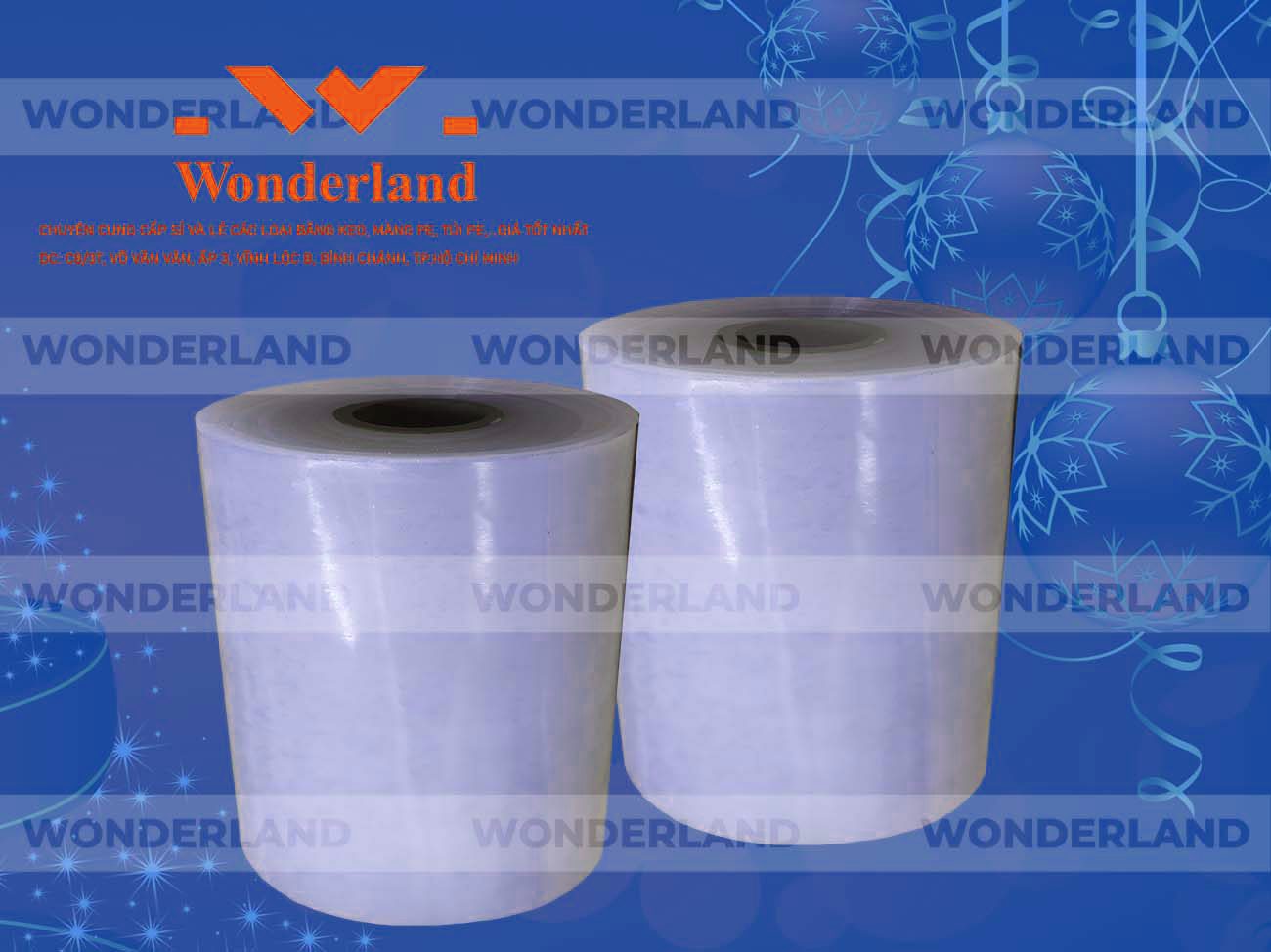 MÀNG PE QUẤN MÁY 14.7KG LÕI 1.2KG CHẤT LƯỢNG CAO WONDERLAND