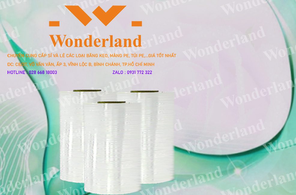 MÀNG PE QUẤN MÁY 15.1KG LÕI 1.2KG CHẤT LƯỢNG CAO WONDERLAND GIÁ SỈ TỐT NHẤT