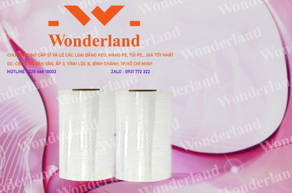 MÀNG PE QUẤN MÁY 15.1KG LÕI 1.2KG CHẤT LƯỢNG CAO WONDERLAND