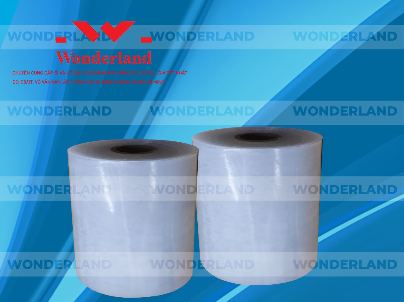 MÀNG PE QUẤN MÁY 16.1KG LÕI 1.2KG CHẤT LƯỢNG CAO WONDERLAND