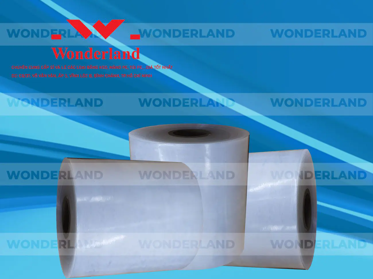 MÀNG PE QUẤN MÁY 16.2KG LÕI 1.2KG CHẤT LƯỢNG CAO WONDERLAND GIÁ SỈ TỐT NHẤT