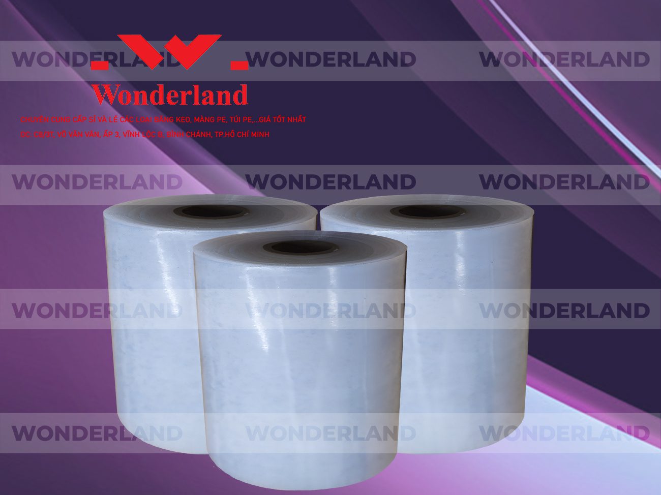 MÀNG PE QUẤN MÁY 16.3KG LÕI 1.2KG CHẤT LƯỢNG CAO WONDERLAND GIÁ SỈ TỐT NHẤT