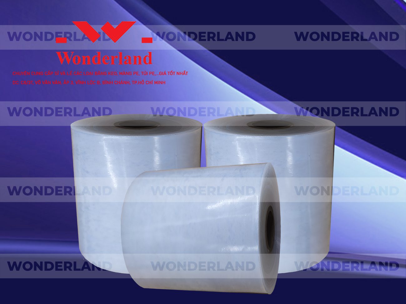 MÀNG PE QUẤN MÁY 16.4KG LÕI 1.2KG CHẤT LƯỢNG CAO WONDERLAND GIÁ SỈ TỐT NHẤT