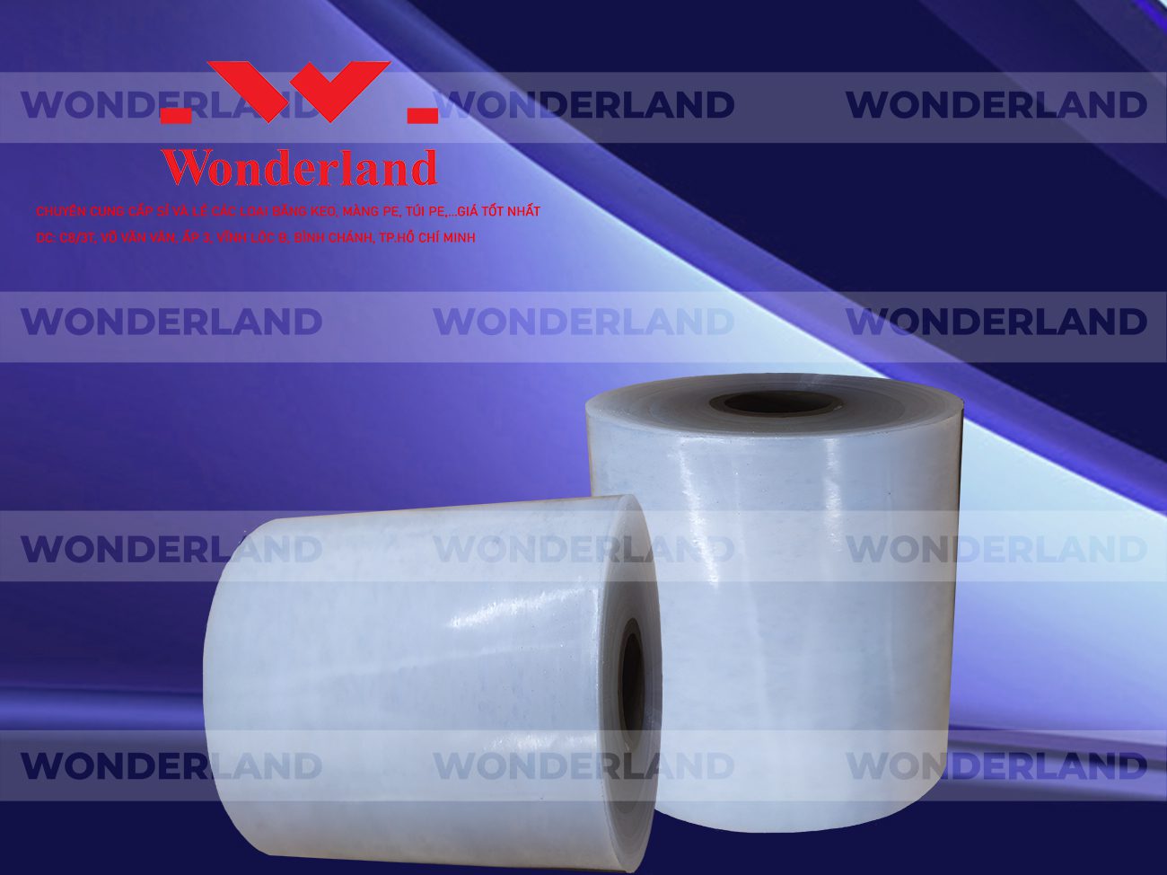 MÀNG PE QUẤN MÁY 16.4KG LÕI 1.2KG CHẤT LƯỢNG CAO WONDERLAND