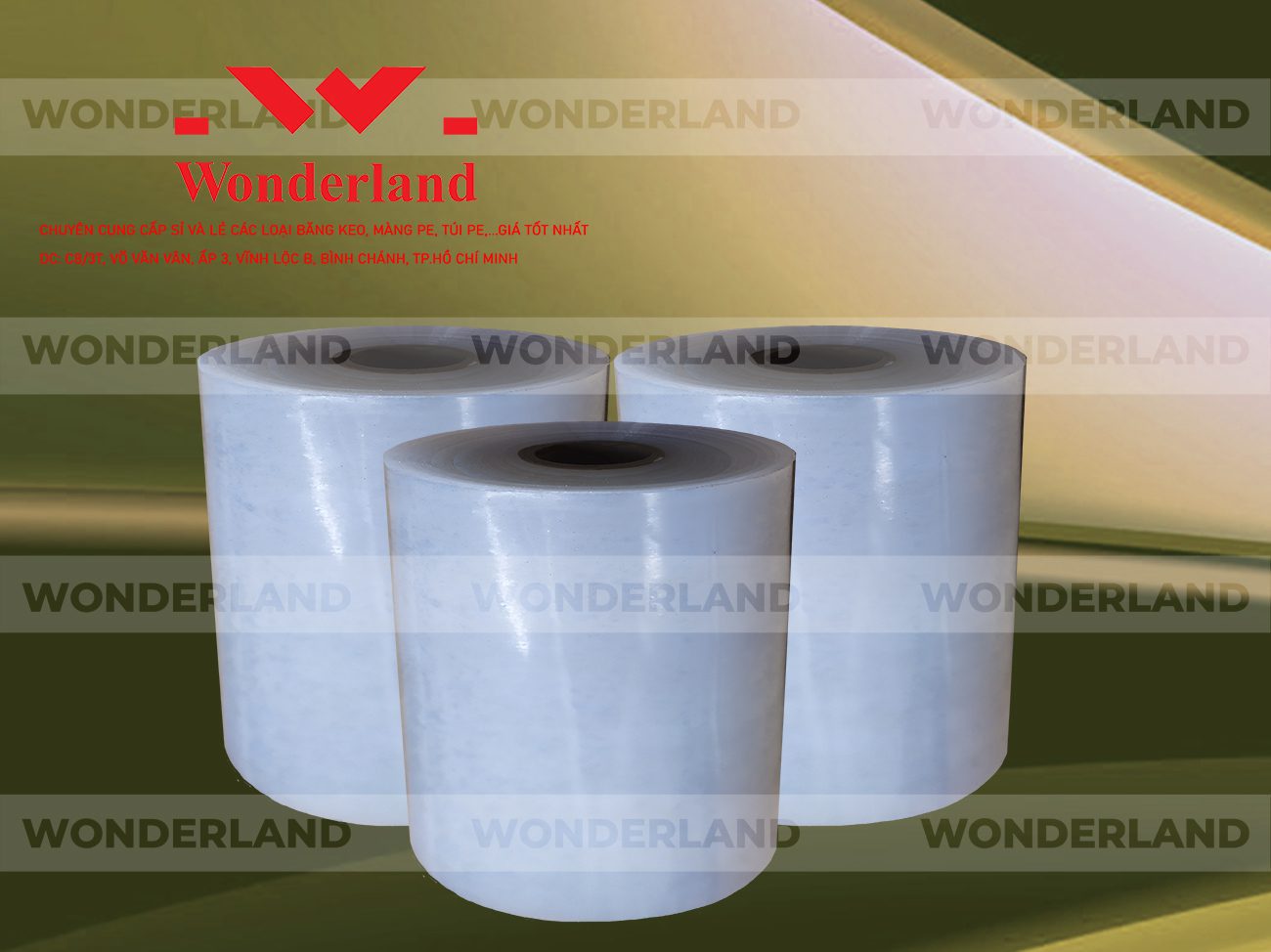 MÀNG PE QUẤN MÁY 16.5KG LÕI 1.2KG CHẤT LƯỢNG CAO WONDERLAND GIÁ TỐT NHẤT
