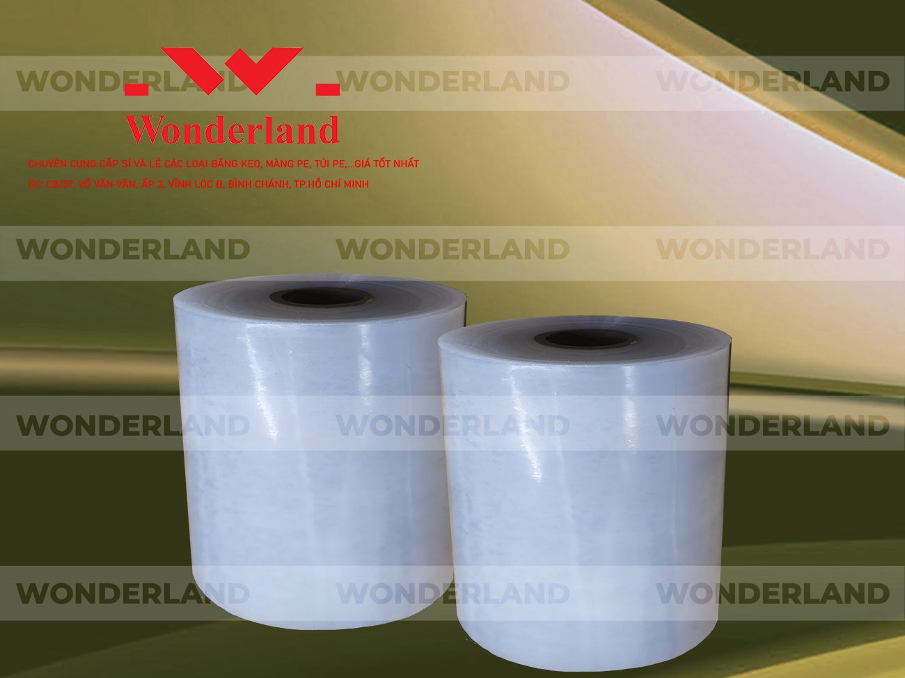 MÀNG PE QUẤN MÁY 16.5KG LÕI 1.2KG CHẤT LƯỢNG CAO WONDERLAND