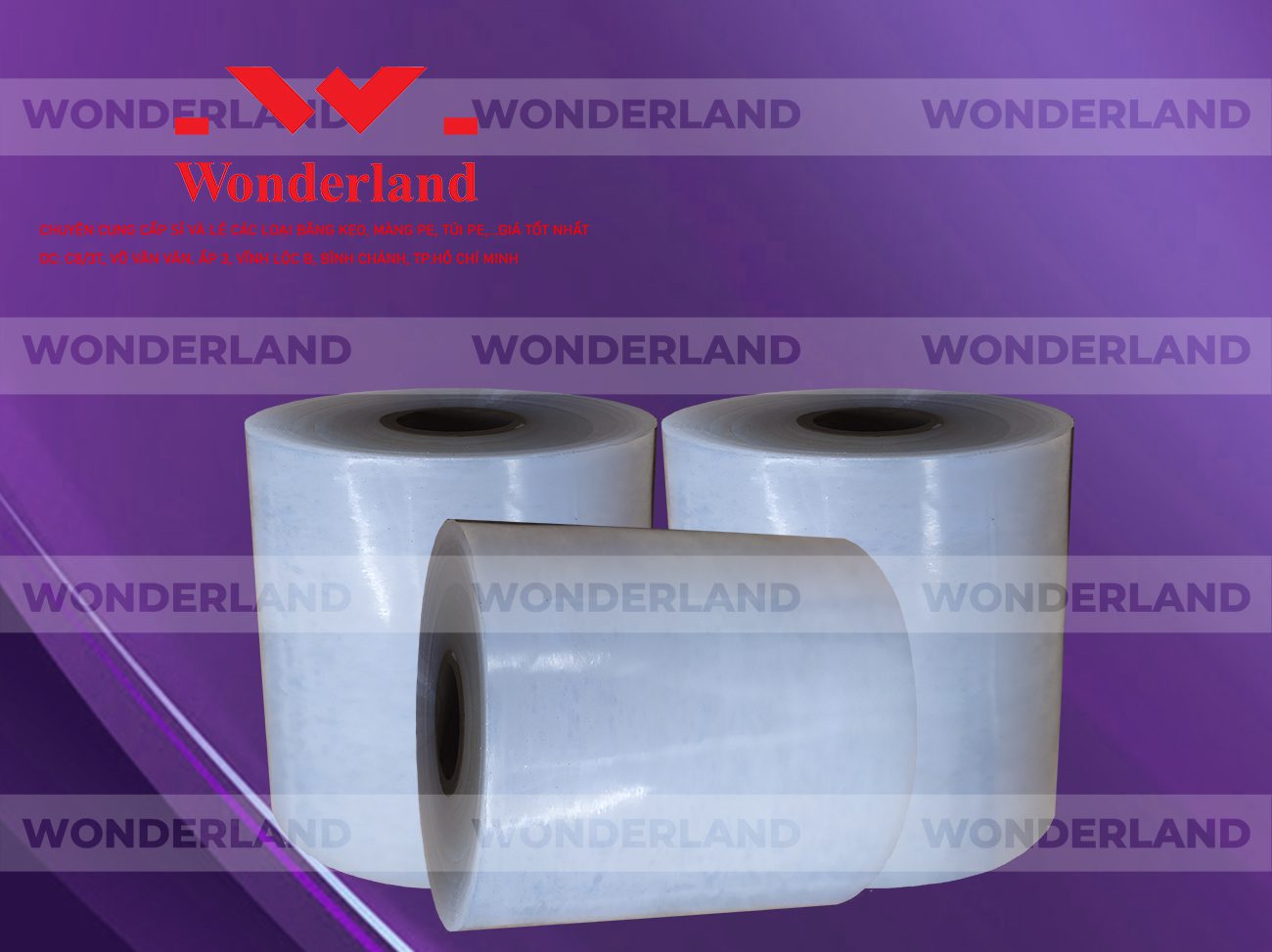 MÀNG PE QUẤN MÁY 16.6KG LÕI 1.2KG CHẤT LƯỢNG CAO WONDERLAND GIÁ SỈ TỐT NHẤT