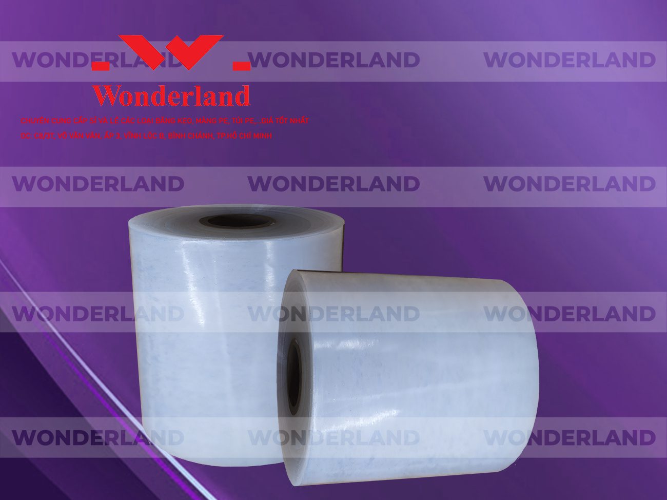 MÀNG PE QUẤN MÁY 16.6KG LÕI 1.2KG CHẤT LƯỢNG CAO WONDERLAND