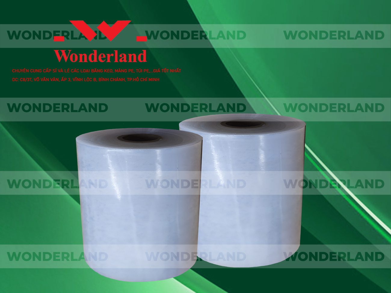 MÀNG PE QUẤN MÁY 16.7KG LÕI 1.2KG CHẤT LƯỢNG CAO WONDERLAND