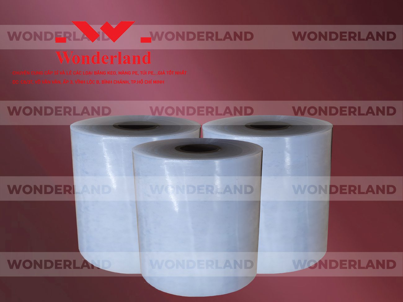 MÀNG PE QUẤN MÁY 16.8KG LÕI 1.2KG CHẤT LƯỢNG CAO WONDERLAND GIÁ SỈ TỐT NHẤT