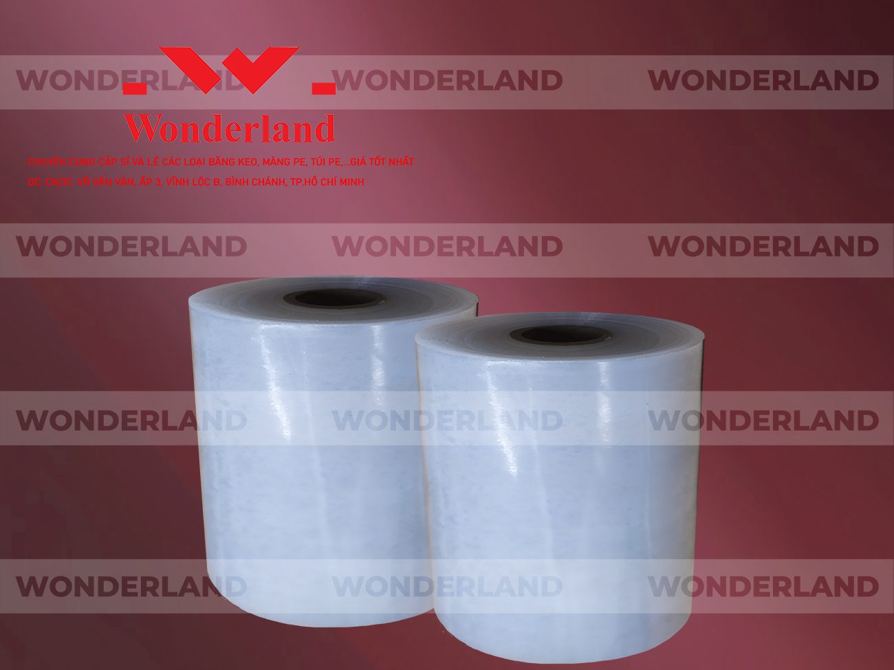 MÀNG PE QUẤN MÁY 16.8KG LÕI 1.2KG CHẤT LƯỢNG CAO WONDERLAND
