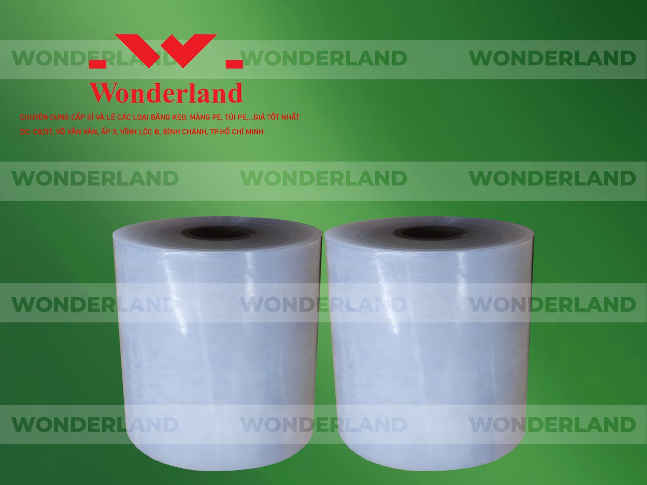 MÀNG PE QUẤN MÁY 16.9KG LÕI 1.2KG CHẤT LƯỢNG CAO WONDERLAND