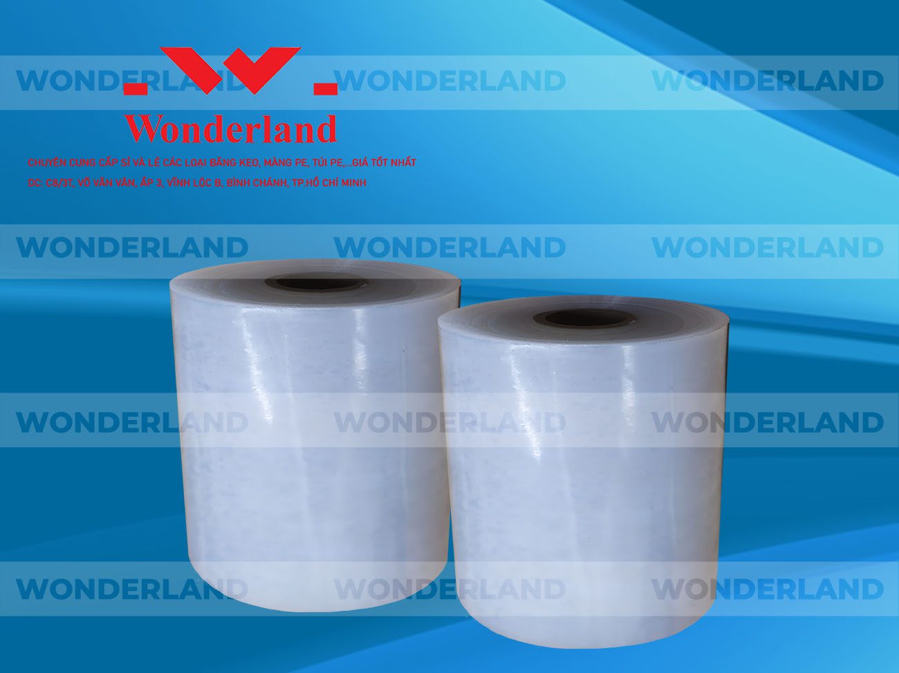 MÀNG PE QUẤN MÁY 16KG LÕI 1.2KG CHẤT LƯỢNG CAO WONDERLAND