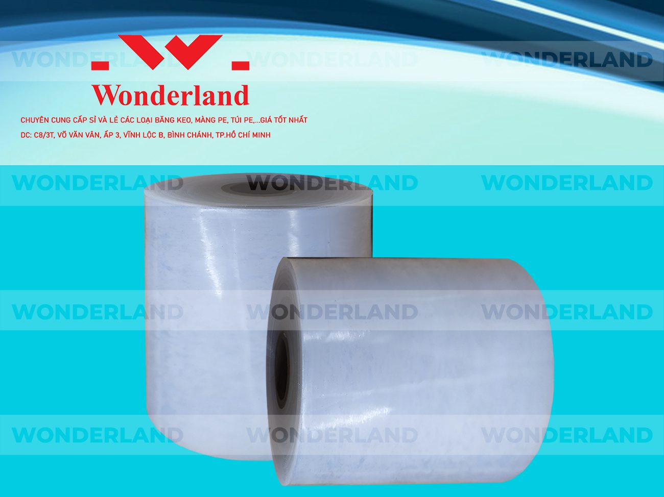 MÀNG PE QUẤN MÁY 17.2KG LÕI 1,2KG CHẤT LƯỢNG CAO WONDERLAND