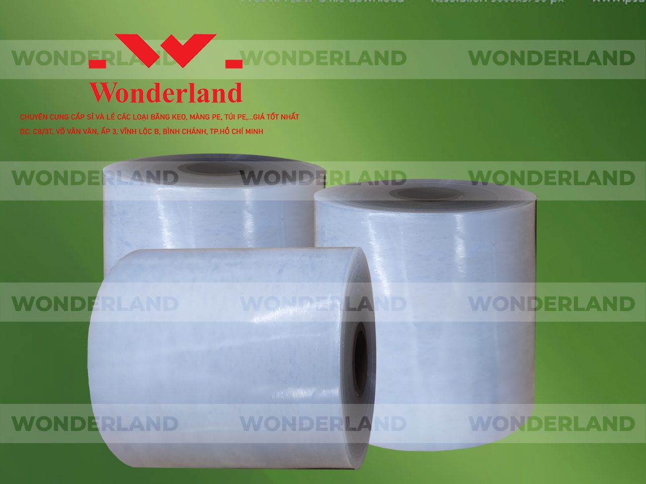 MÀNG PE QUẤN MÁY 17.3KG LÕI 1.2KG WONDERLAND GIÁ SỈ TỐT NHẤT