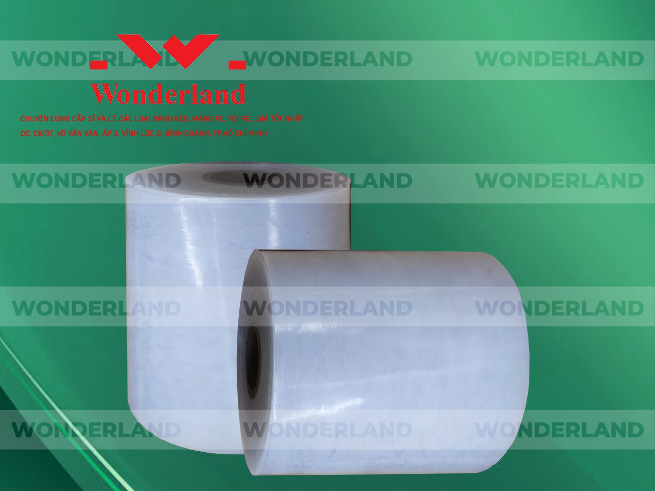 MÀNG PE QUẤN MÁY 17.6KG LÕI 1.2KG CHẤT LƯỢNG CAO WONDERLAND