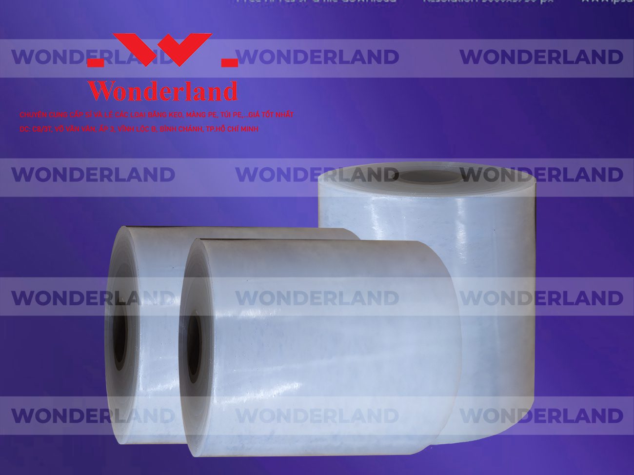 MÀNG PE QUẤN MÁY 17.8KG LÕI 1.2KG CHẤT LƯỢNG CAO WONDERLAND GIÁ SỈ TỐT NHẤT