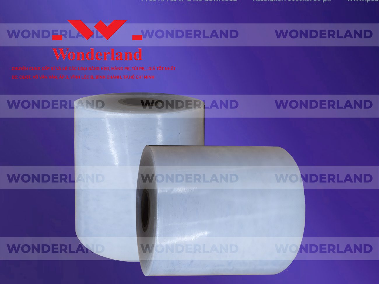 MÀNG PE QUẤN MÁY 17.8KG LÕI 1.2KG CHẤT LƯỢNG CAO WONDERLAND