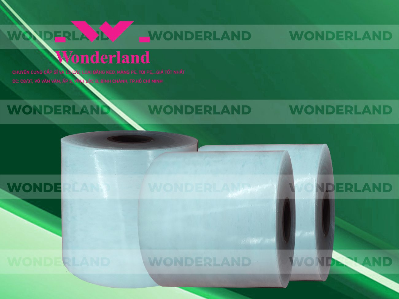 MÀNG PE QUẤN MÁY 17.9KG LÕI 1.2KG CHẤT LƯỢNG CAO WONDERLAND GIÁ SỈ TỐT NHẤT