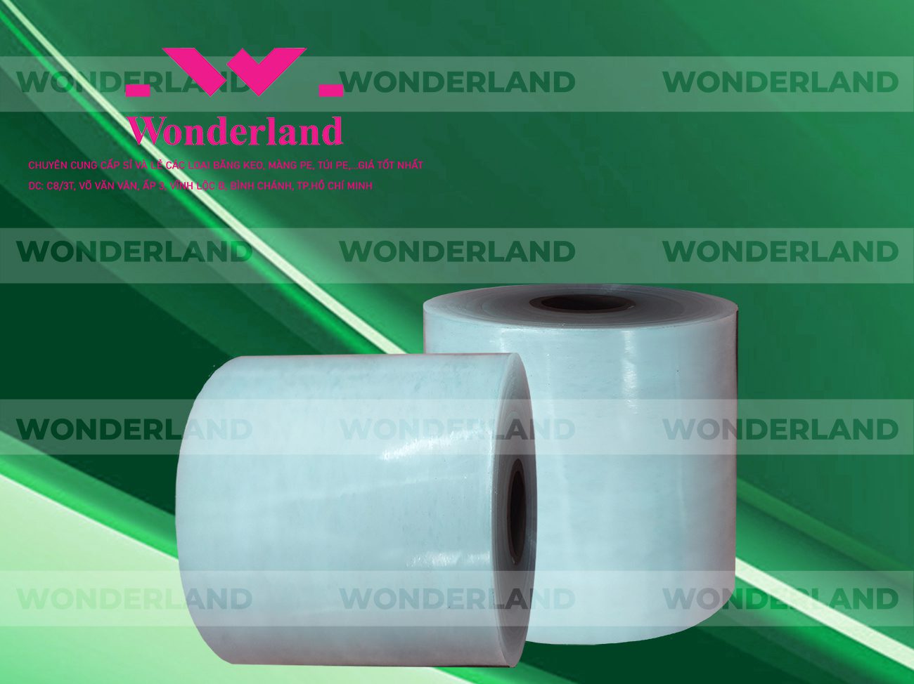 MÀNG PE QUẤN MÁY 17.9KG LÕI 1.2KG CHẤT LƯỢNG CAO WONDERLAND