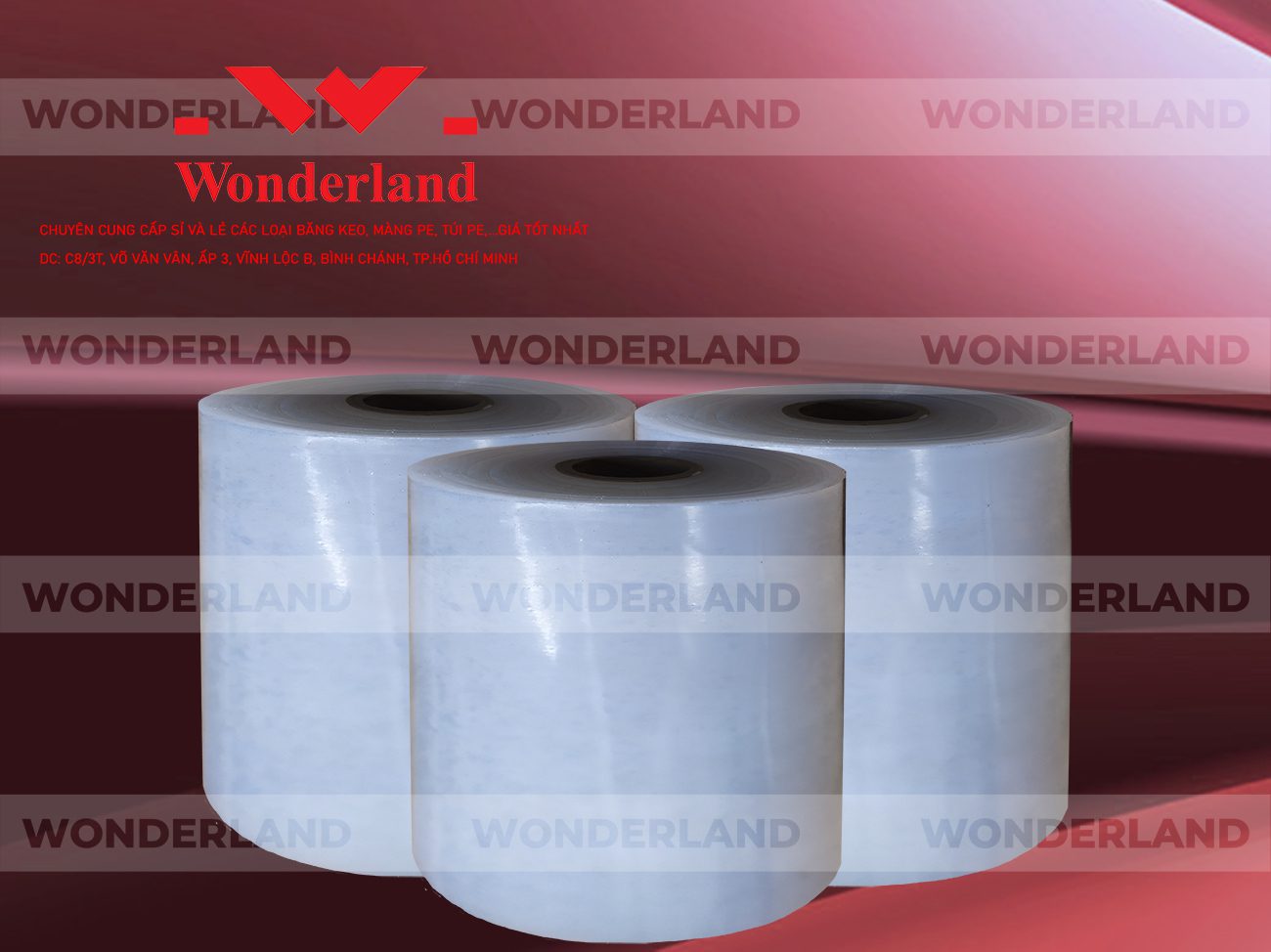 MÀNG PE QUẤN MÁY 17KG LÕI 1.2KG CHẤT LƯỢNG CAO WONDERLAND GIÁ SỈ TỐT NHẤT