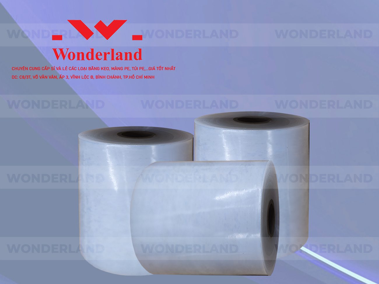 MÀNG PE QUẤN MÁY 19.1KG LÕI 1.2KG CHẤT LƯỢNG CAO WONDERLAND GIÁ SỈ TỐT NHẤT