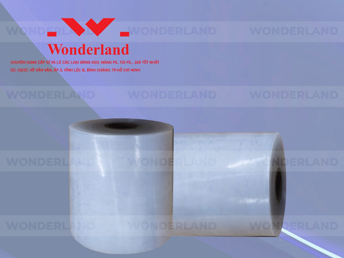 MÀNG PE QUẤN MÁY 19.1KG LÕI 1.2KG CHẤT LƯỢNG CAO WONDERLAND