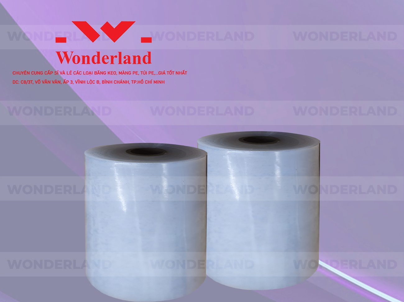 MÀNG PE QUẤN MÁY 19.2KG LÕI 1.2KG CHẤT LƯỢNG CAO WONDERLAND