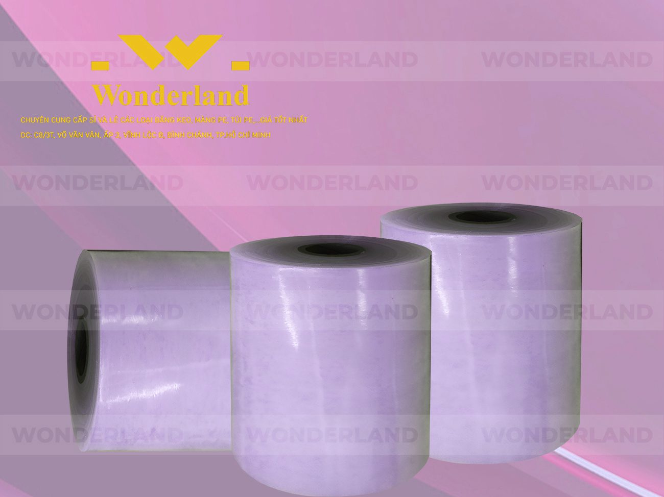 MÀNG PE QUẤN MÁY 19.3KG LÕI 1.2KG CHẤT LƯỢNG CAO WONDERLAND GIÁ SỈ TỐT NHẤT