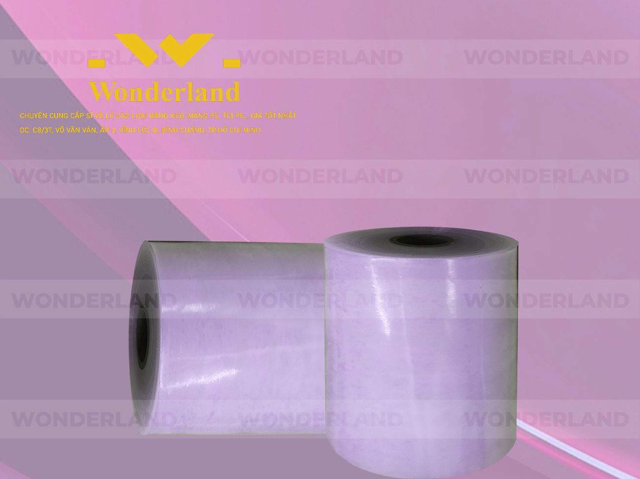 MÀNG PE QUẤN MÁY 19.3KG LÕI 1.2KG CHẤT LƯỢNG CAO WONDERLAND