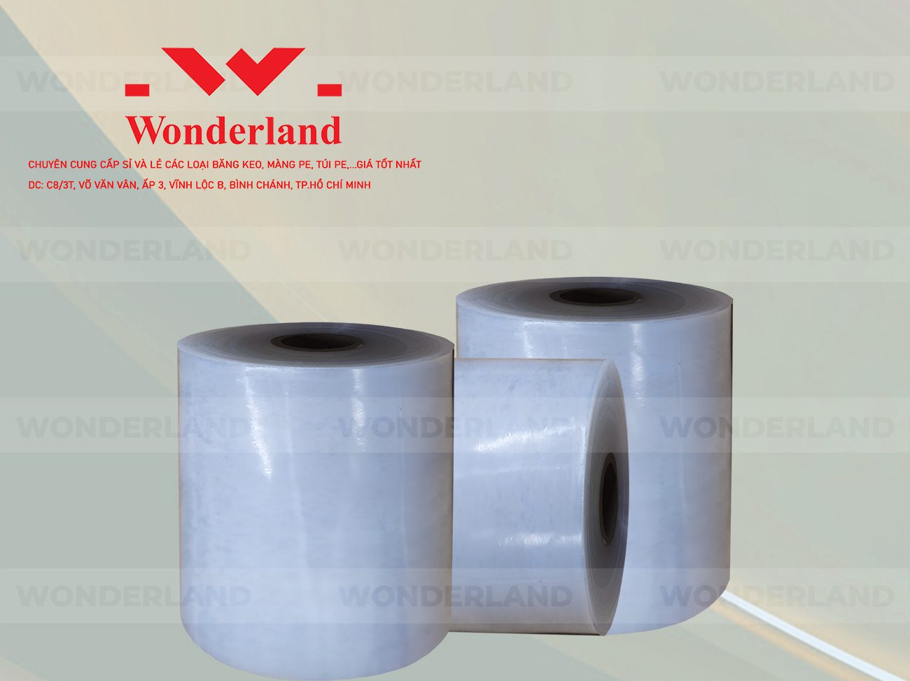 MÀNG PE QUẤN MÁY 19.4KG LÕI 1.2KG CHẤT LƯỢNG CAO WONDERLAND GIÁ SỈ TỐT NHẤT
