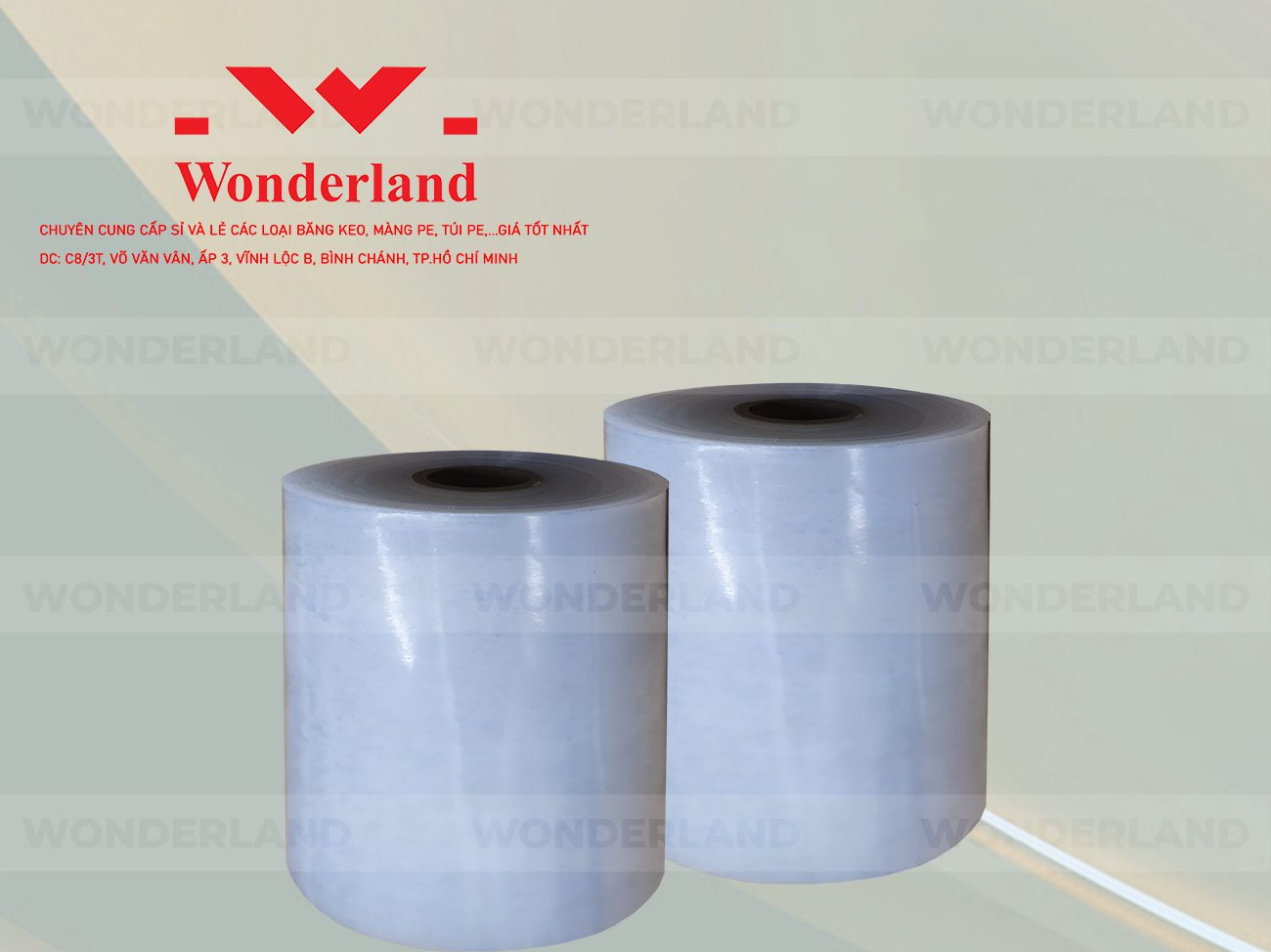 MÀNG PE QUẤN MÁY 19.4KG LÕI 1.2KG CHẤT LƯỢNG CAO WONDERLAND