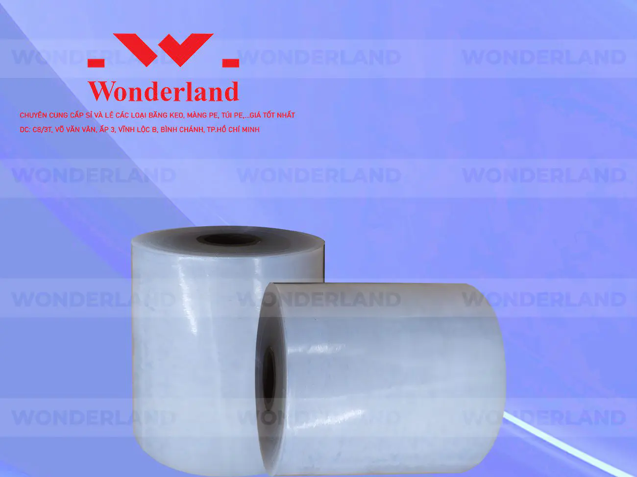 MÀNG PE QUẤN MÁY 19.7KG LÕI 1.2KG CHẤT LƯỢNG CAO WONDERLAND