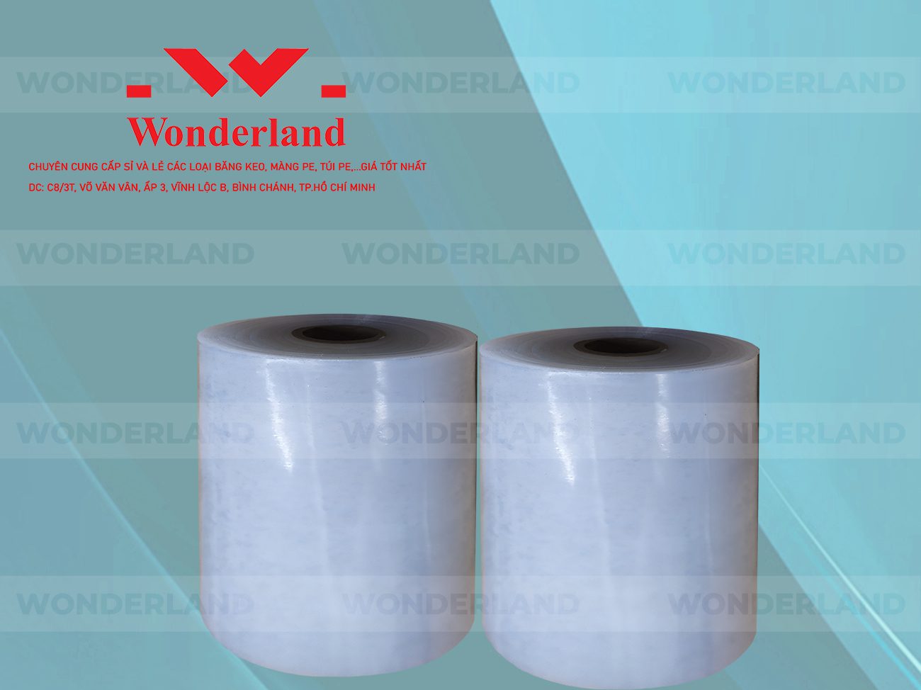 MÀNG PE QUẤN MÁY 19KG LÕI 1.2KG CHẤT LƯỢNG CAO WONDERLAND