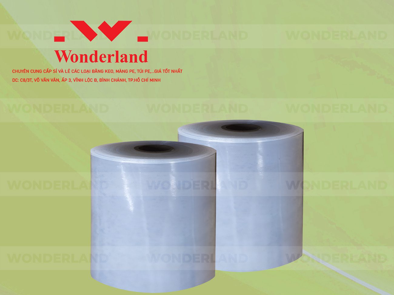 MÀNG PE QUẤN MÁY 20.1KG LÕI 1.2KG CHẤT LƯỢNG CAO WONDERLAND