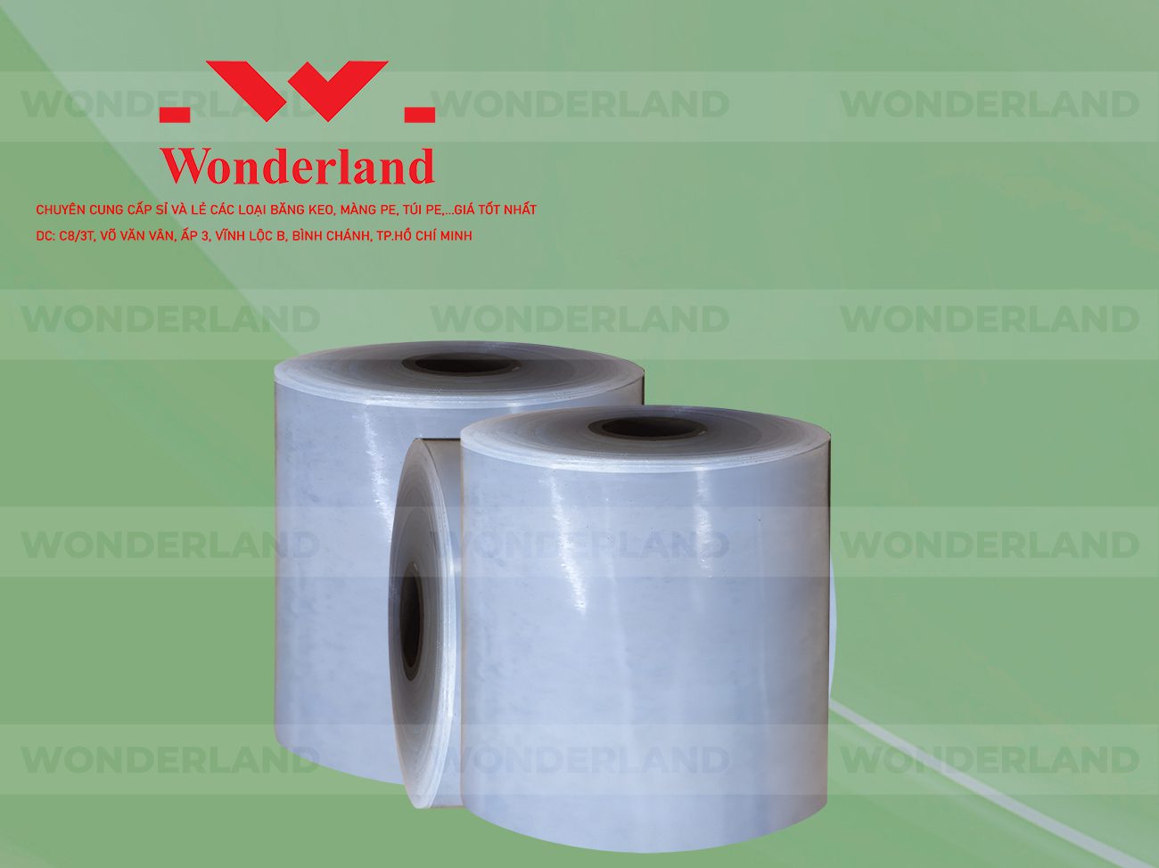 MÀNG PE QUẤN MÁY 20.2KG LÕI 1.2KG CHẤT LƯỢNG CAO WONDERLAND GIÁ SỈ TỐT NHẤT