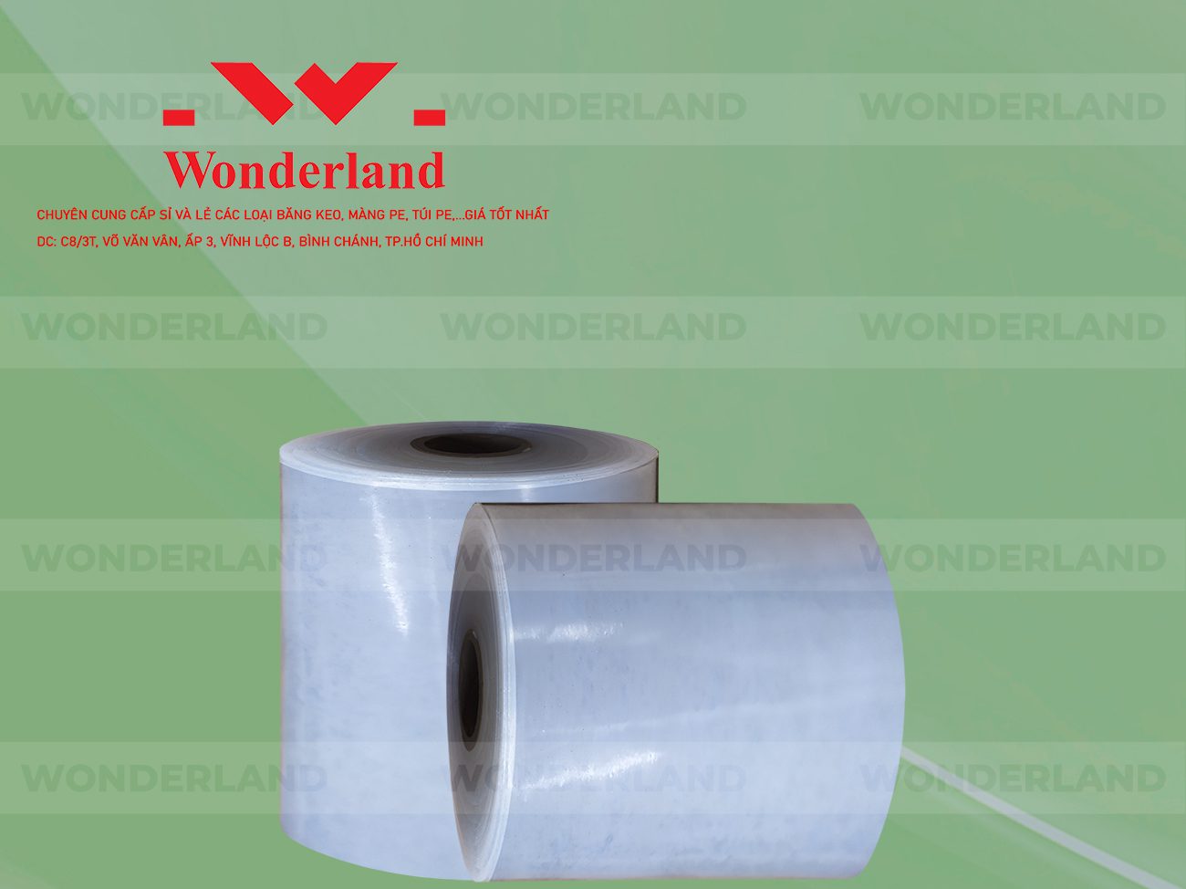 MÀNG PE QUẤN MÁY 20.2KG LÕI 1.2KG CHẤT LƯỢNG CAO WONDERLAND