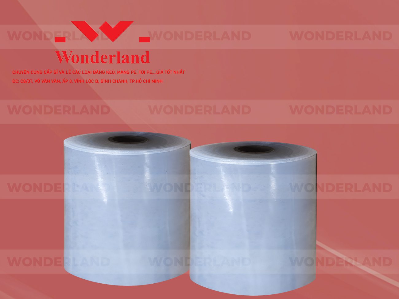 MÀNG PE QUẤN MÁY 20.9KG LÕI 1.2KG CHẤT LƯỢNG CAO WONDERLAND